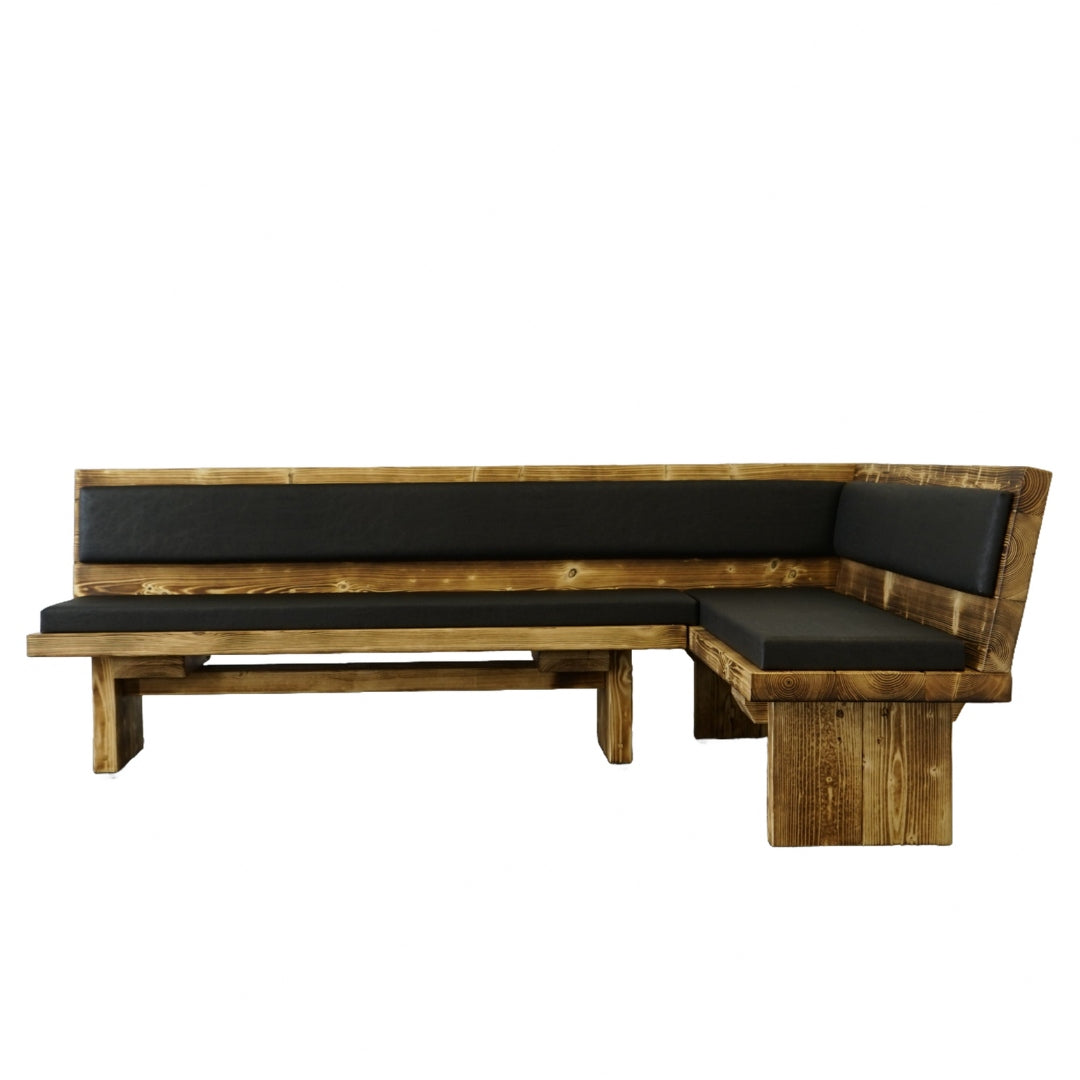 Massivholz-Eckbank "Waldecke" – für 100 cm breite Tische